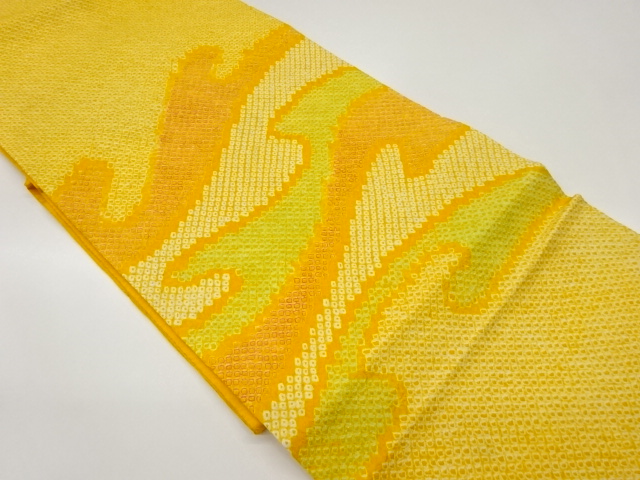 JAPANESE NAGOYA OBI / SHIBORI / ABSTRACT